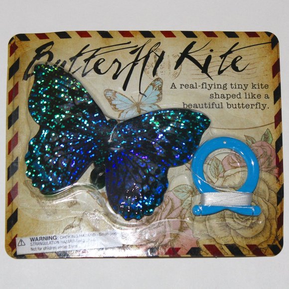 Toys House Of Marbles Kite Mini Butterfly Blue Poshmark